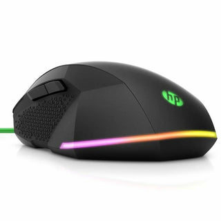 Mouse HP Pavilion 200 Black Green Gaming With cable