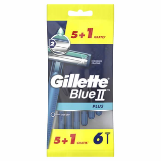 Gillette Azul II Plus 6 Unidades