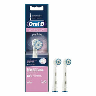 Replacement Head Sensitive Clean Oral-B (2 pcs) - Dulcy Beauty