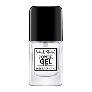 nail polish Power Gel 2 in 1 Base and Top Coat Catrice Power Gel In - Dulcy Beauty