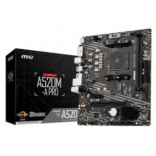 Motherboard MSI 7C96-001R mATX DDR4 AM4 AMD® A520 AMD AMD AM4