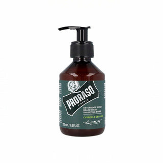 Beard Shampoo Beard Wash Cypress & Vetyver Proraso (200 ml) (200 ml) - Dulcy Beauty
