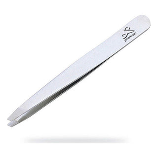 Tweezers for Plucking Premax 40138 Angled point Stainless steel (9 cm) - Dulcy Beauty