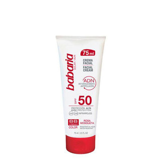 Facial Sun Cream ADN BB Cream Babaria Solar Adn Bb SPF 50 (75 ml) Spf - Dulcy Beauty