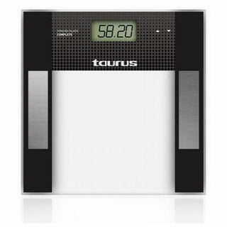 Digital Bathroom Scales Taurus Syncro Glass Complet Glass Memory