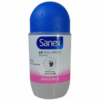 Roll-On Deodorant Sanex PH Balance Dermo Invisible (45 ml) - Dulcy Beauty