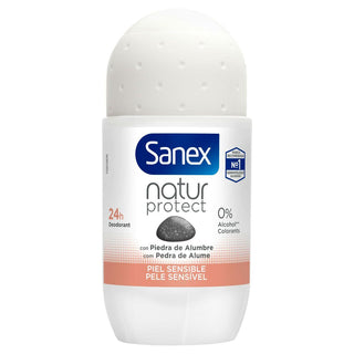 Roll-On Deodorant Sanex Natur Protect Sensitive skin 50 ml - Dulcy Beauty