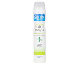 Spray Deodorant Natur Protect 0% Fresh Bamboo Sanex 124-7131 200 ml - Dulcy Beauty