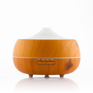 Aroma Diffuser Humidifier with Multicolour LED Wooden-Effect