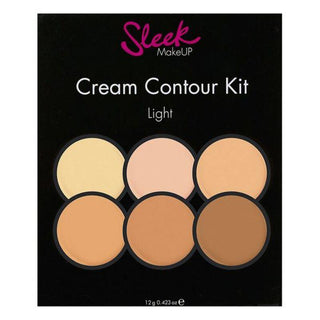Palette Sleek Cream Contour Kit Highlighter Make-up Light - Dulcy Beauty