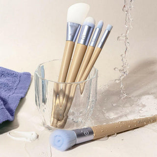 Set of Make-up Brushes Ecotools Elements Water Hydro-Glow (5 pcs) - Dulcy Beauty