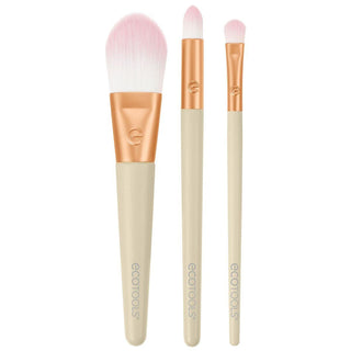 Set of Make-up Brushes Ecotools Ready Glow Limited edition 3 Pieces - Dulcy Beauty