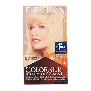 Dye No Ammonia Colorsilk Revlon RK-76789 Ultra Light Natural Blonde (1 - Dulcy Beauty