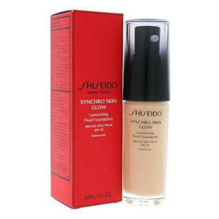 Liquid Make Up Base Skin Glow Shiseido SPF20 (30 ml) - Dulcy Beauty
