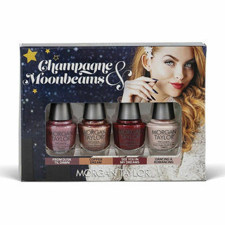 nail polish Morgan Taylor Champagne & Moonbeams (4 pcs) - Dulcy Beauty
