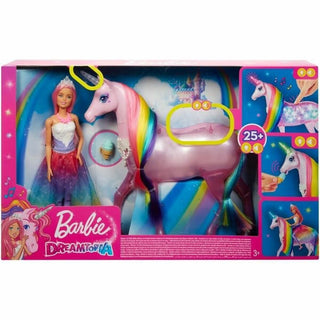 Doll with Pet Barbie Dreamtopia Unicorn