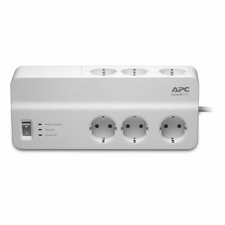 Power Socket - 6 Sockets met Switch APC PM6 -GR ((2 m))