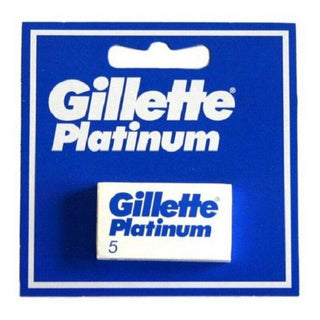 Replacement razorblade Platinum Gillette Platinum (5 uds) - Dulcy Beauty