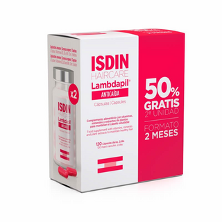 Isdin Lambdapil contra la pérdida de cabello 2x60 cápsulas