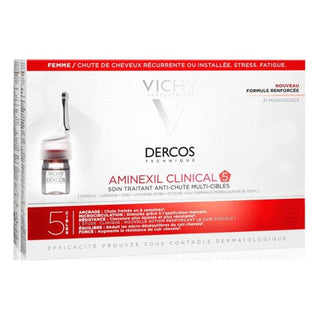 Anti-Hair Loss Treatment Dercos Vichy (21 x 6 ml) - Dulcy Beauty