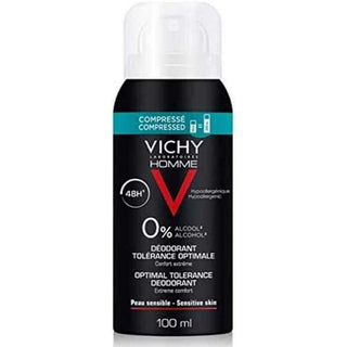 Spray Deodorant Vichy Tolérance Optimale Men Alcohol Free 48 hours - Dulcy Beauty