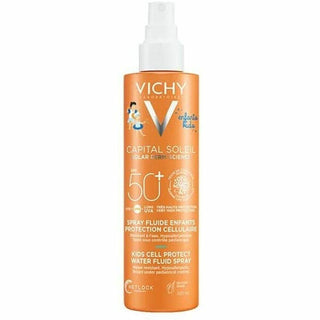 Sunscreen Spray for Children Vichy Capital Soleil Cell Protect SPF50+ - Dulcy Beauty