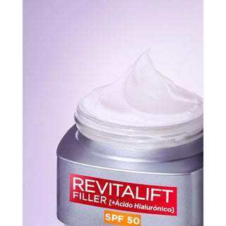 Facial Cream L'Oreal Make Up Revitalift Filler 50 ml Spf 50 - Dulcy Beauty