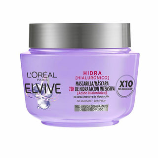 Hair Mask L'Oreal Make Up Elvive Hidra Hyaluronic Acid (300 ml) - Dulcy Beauty