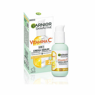 Cream + Serum Garnier Skinactive Vitamina C Spf 25 50 ml - Dulcy Beauty