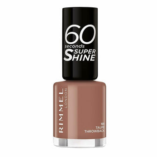 nail polish 60 Seconds Super Shine Rimmel London Nº 101 (8 ml) (8 ml) - Dulcy Beauty