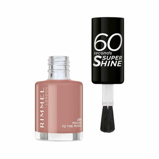 nail polish 60 Seconds Super Shine Rimmel London Nº 230 (8 ml) (8 ml) - Dulcy Beauty
