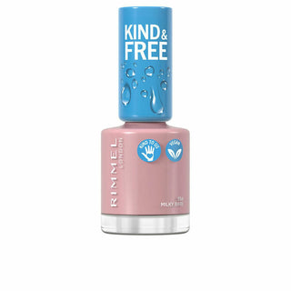nail polish Rimmel London Kind & Free 154-milky bare (8 ml) - Dulcy Beauty
