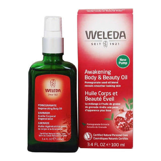 Firming Body Oil Concentrate Weleda Pomegranate (100 ml) - Dulcy Beauty