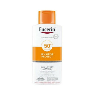 Lozione solare sensibile protezione eucerina spf 50 spf 50+