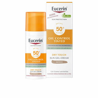 Sun Block Eucerin Dry Touch Medium SPF 50+ (50 ml) - Dulcy Beauty
