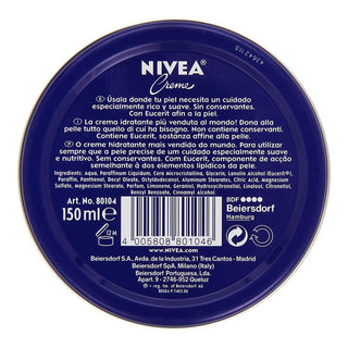 Hydrating Cream Nivea (150 ml) - Dulcy Beauty