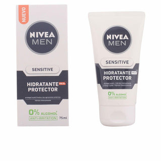 Hydrating Facial Cream Nivea Men Sensitive SPF15 75 ml Spf 15 (75 ml) - Dulcy Beauty