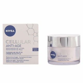 Day-time Anti-aging Cream Nivea Cellular Anti-Age Spf 15 (50 ml) - Dulcy Beauty