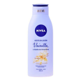 Almond and Vanilla Oil Lotion Nivea Aceite En Locion (400 ml) 400 ml - Dulcy Beauty