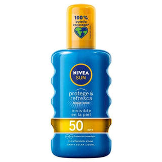 Spray Sun Protector PROTEGE & REFRESCA Nivea Spf 50 (200 ml) 50 (200 - Dulcy Beauty