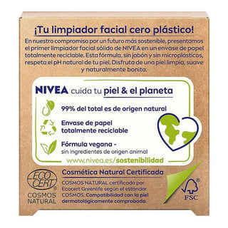 Facial Cleansing Gel Naturally Clean Nivea 94434 Solid 75 g - Dulcy Beauty