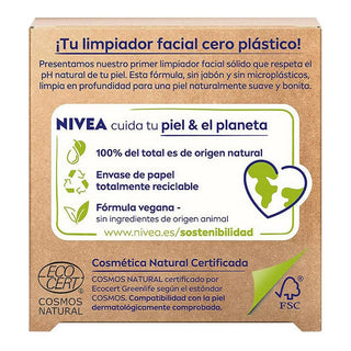 Facial Cleansing Gel Naturally Clean Nivea 94491 Solid Exfoliant - Dulcy Beauty