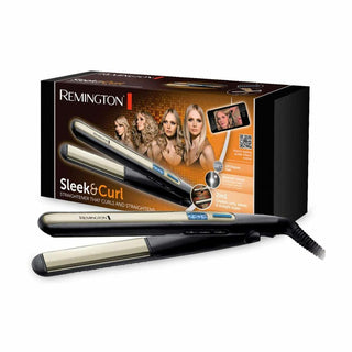 Hair Straightener Remington Sleek & Curl Black 110 mm 150°C - 230°C - Dulcy Beauty