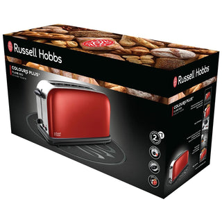 Toaster Russell Hobbs 21391-56 1R 1000W Red Stainless steel - GURASS APPLIANCES