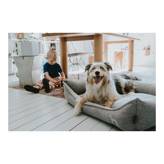 Dog Sofa Hunter PRAG Grey 90 x 70 cm