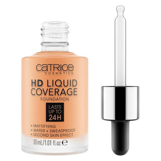 Liquid Make Up Base Hd Liquid Coverage Foundation Catrice - Dulcy Beauty