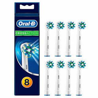 Replacement Head Oral-B Cross Action 8 Units - Dulcy Beauty