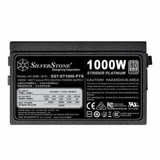 Power supply Silverstone St1000-pts Strider 1000 W Modular PCI Express