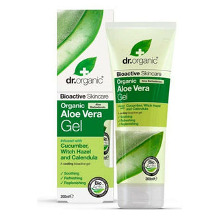 Moisturising Bath Gel with Aloe Vera Dr.Organic DR00238 200 ml - Dulcy Beauty