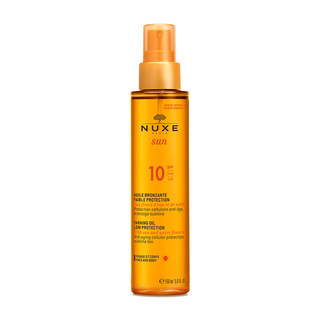 Nuxe Sun Taning Oil Face And Body Spf10 150ml